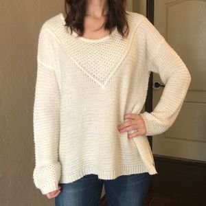Cream sweater